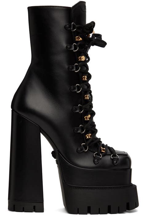 versace biker boots|versace platform boots.